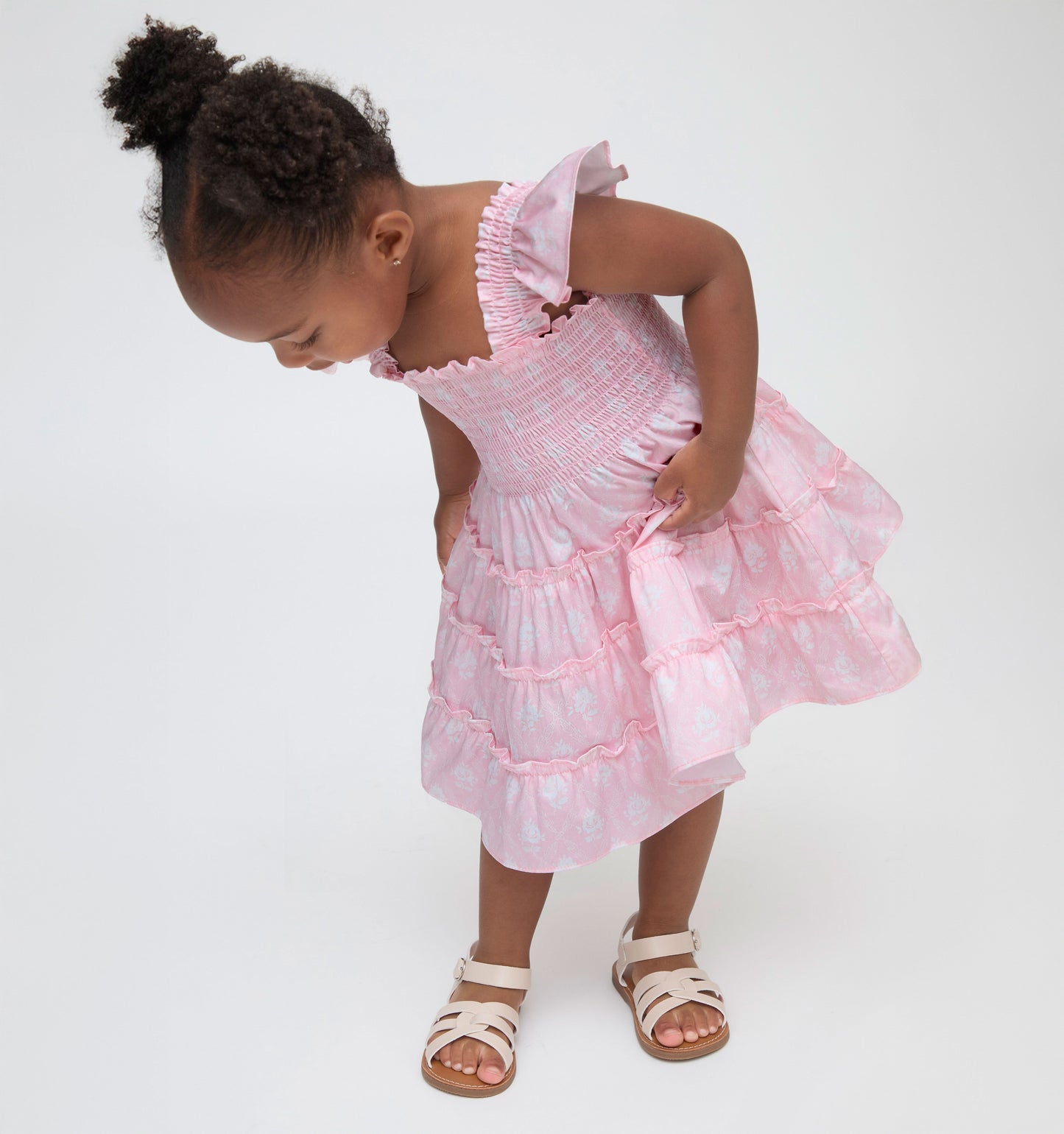 The Tiny Ellie Nap Dress - Pink Ambrose Floral