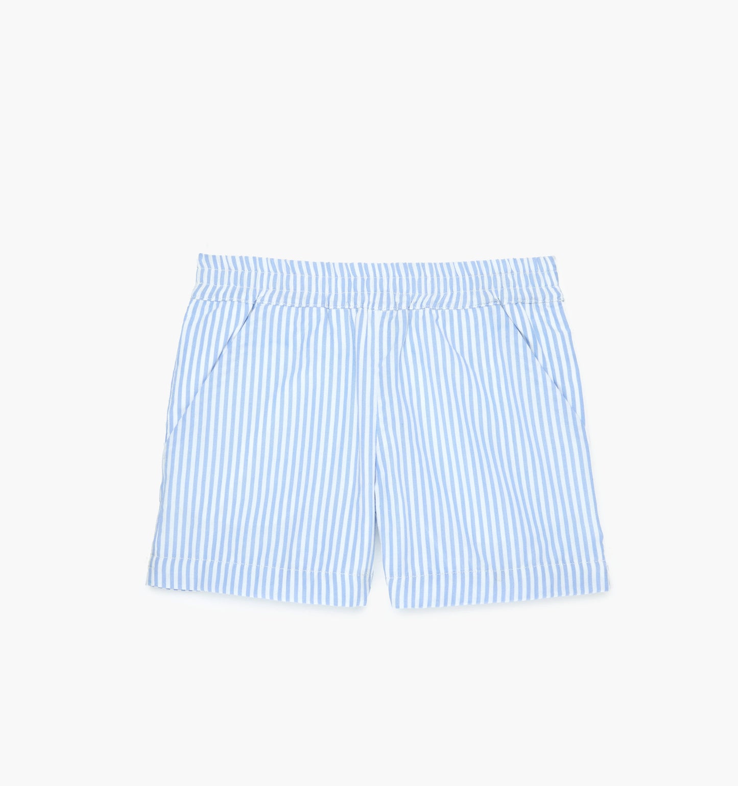 The Baby Leo Shorts - Blue/White Stripe