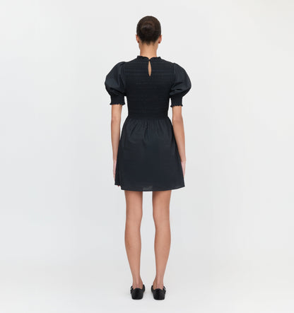 The Vivi Nap Dress - Black Cotton