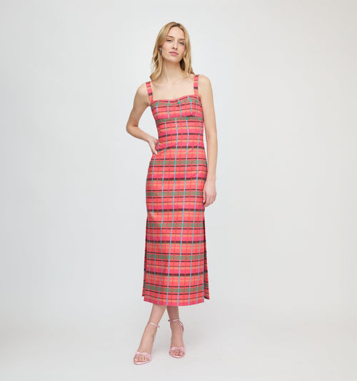 The Agnes Dress - Sunset Gingham