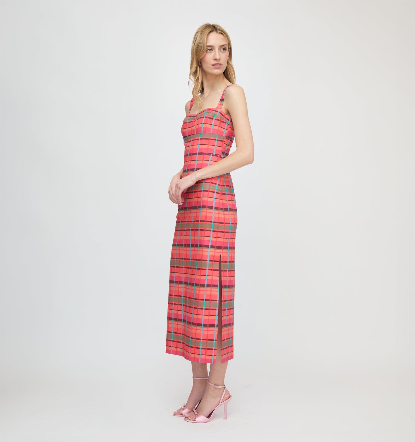 The Agnes Dress - Sunset Gingham