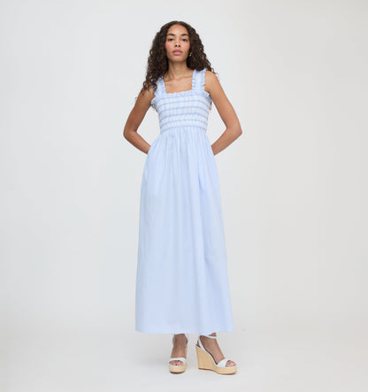The Ashlyn Nap Dress - Blue/White Stripe