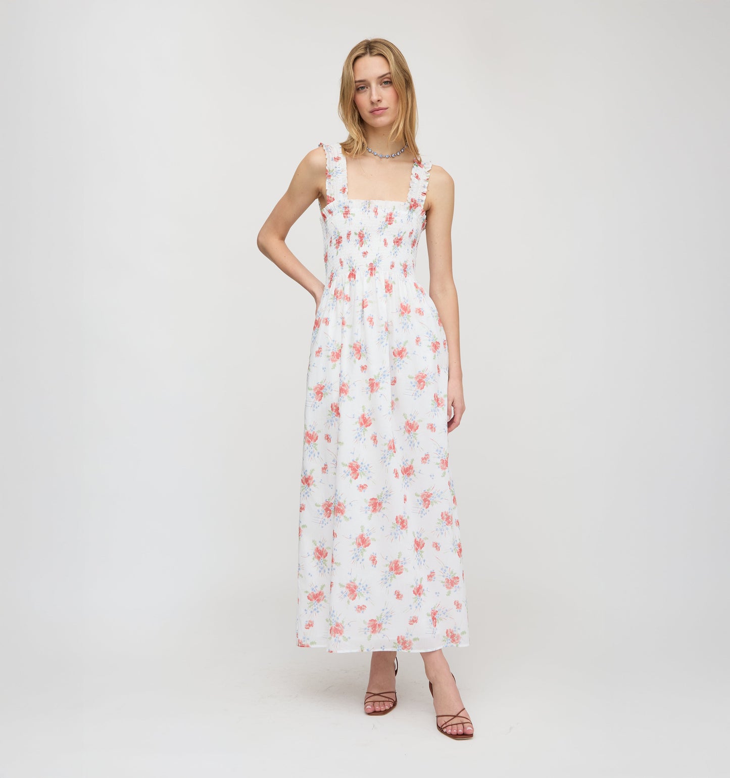 The Ashlyn Nap Dress - Sunburst Blossoms