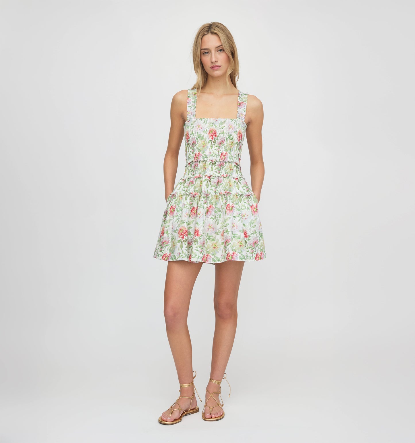 The Azalea Mini Nap Dress - Peony Chintz