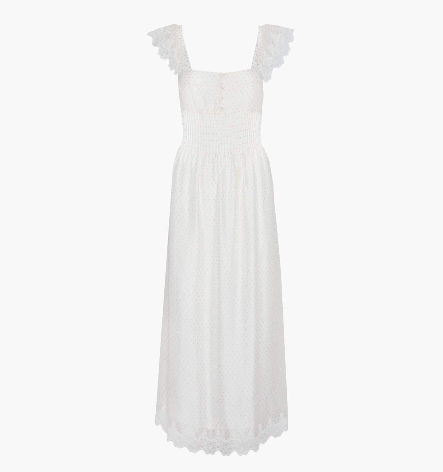 The Beckham Dress - Sand Dot