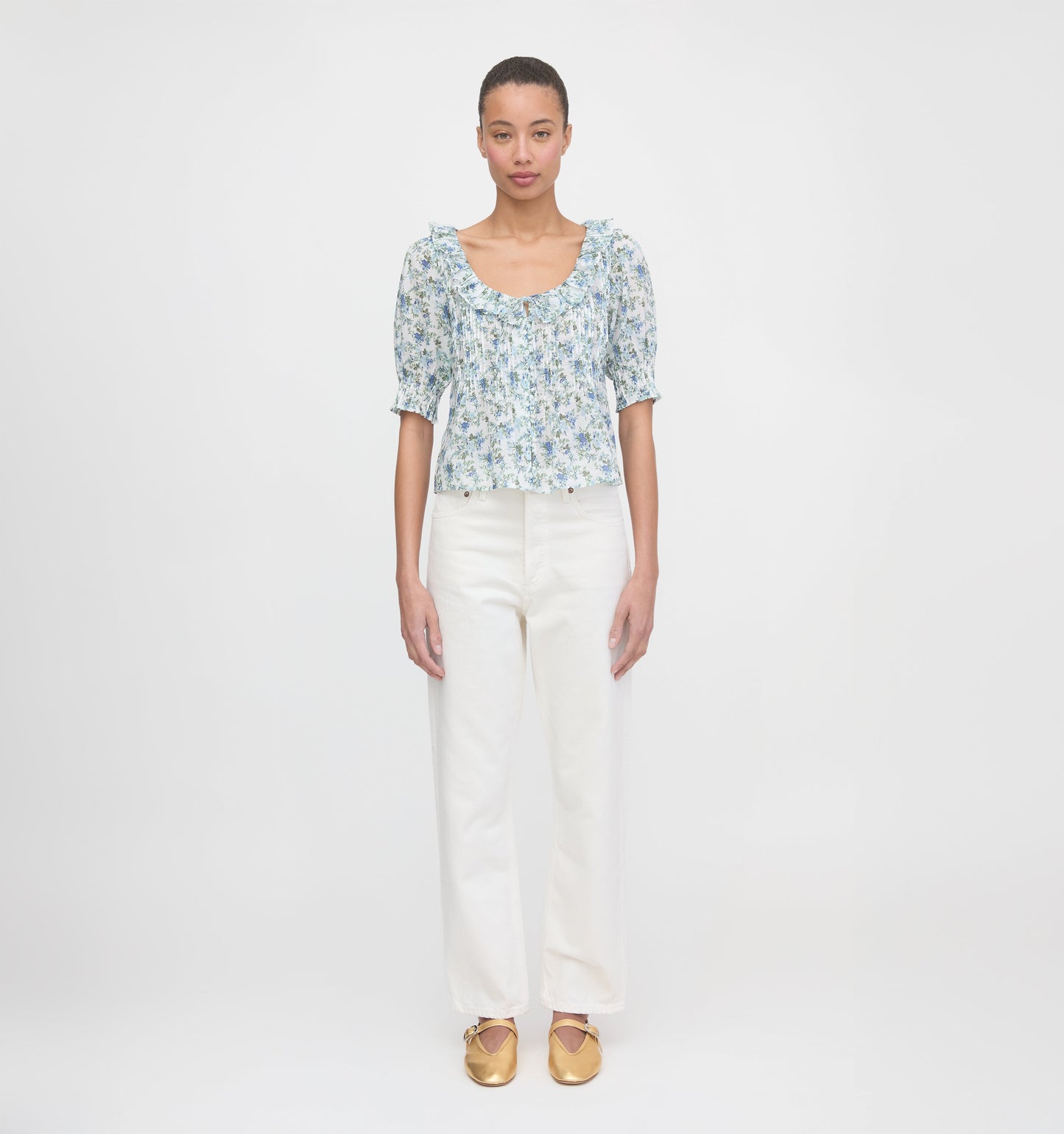 The Camri Top - English Daisy