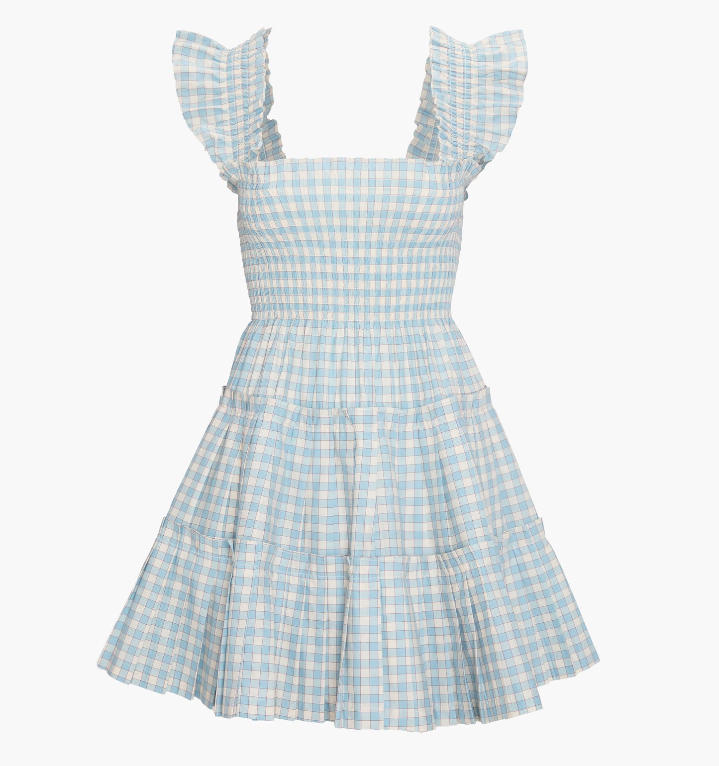 The Charlotte Nap Dress - Blue/Red Gingham
