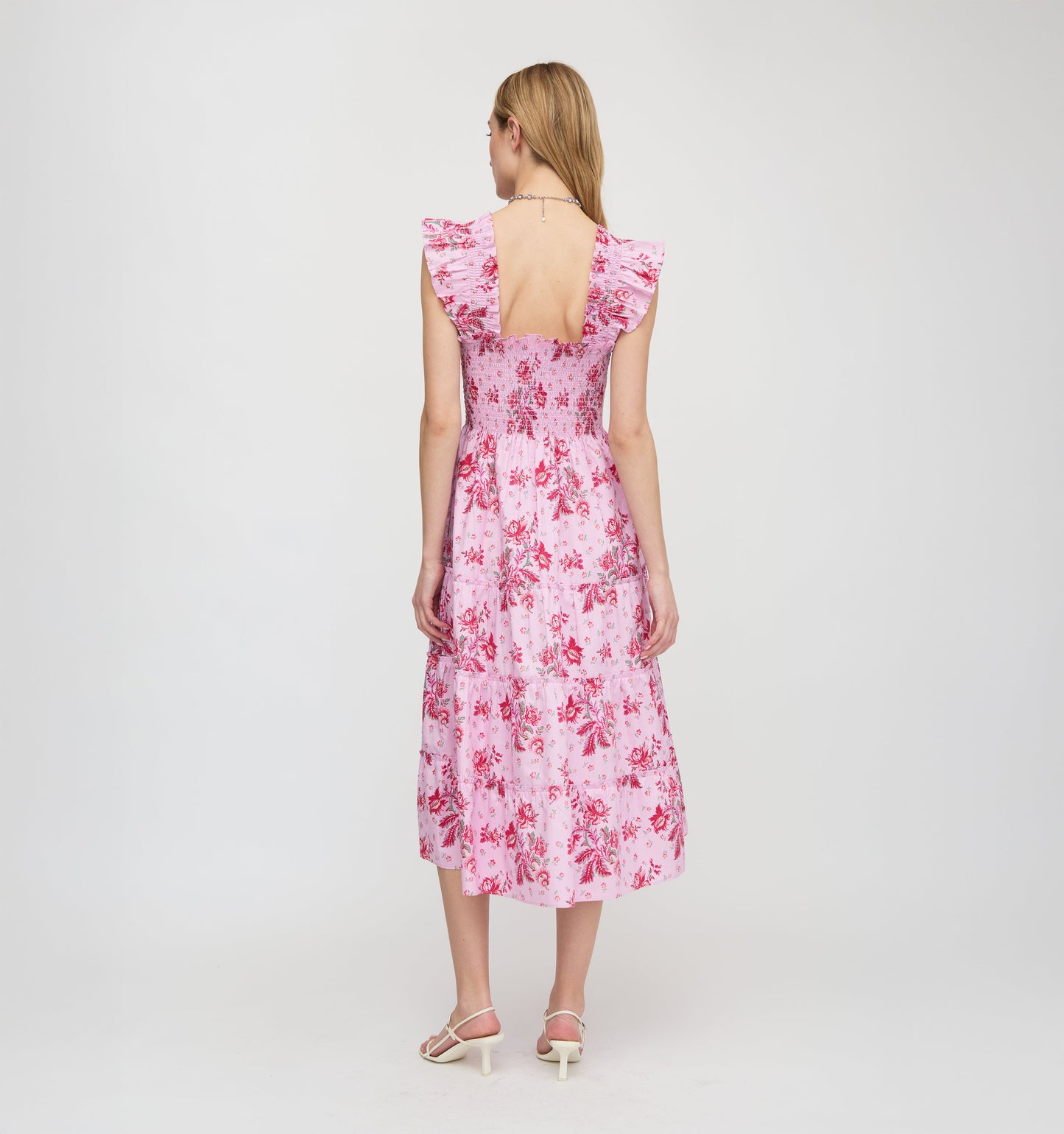 The Ellie Nap Dress - Pink Delft Bouquet
