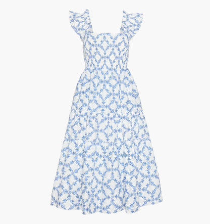The Ellie Nap Dress - Blue Marigold Block