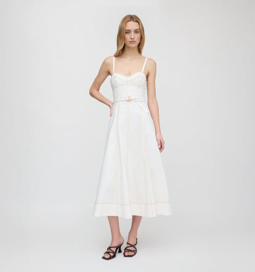 The Fiona Dress - Off White