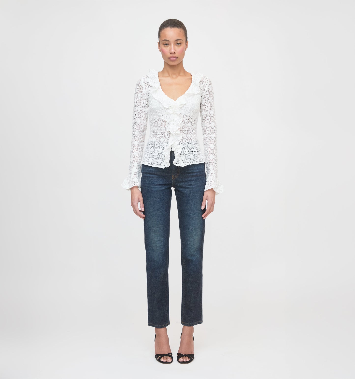 The Gabriella Top - White Lace