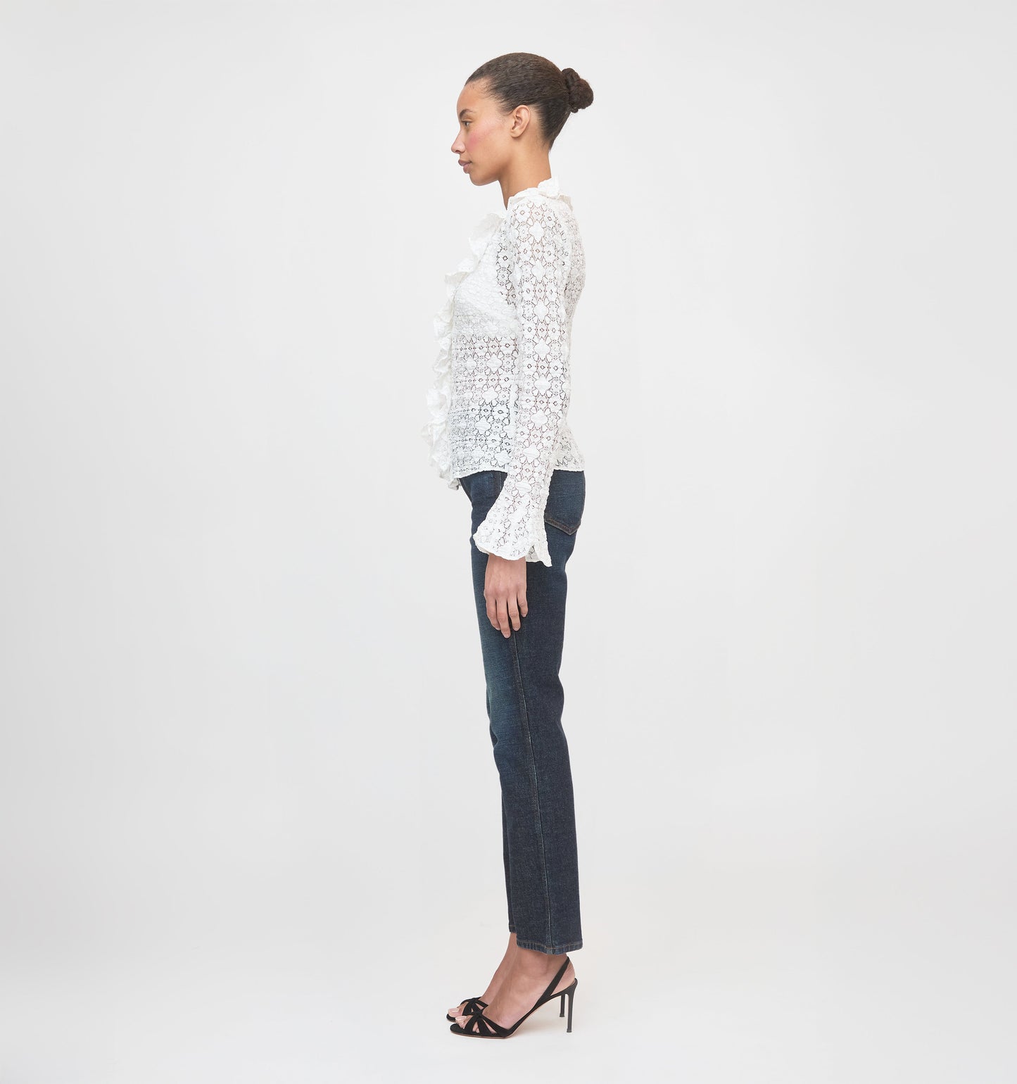 The Gabriella Top - White Lace