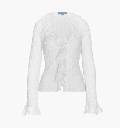 The Gabriella Top - White Lace