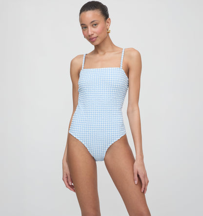 The Giana One Piece - Blue Gingham