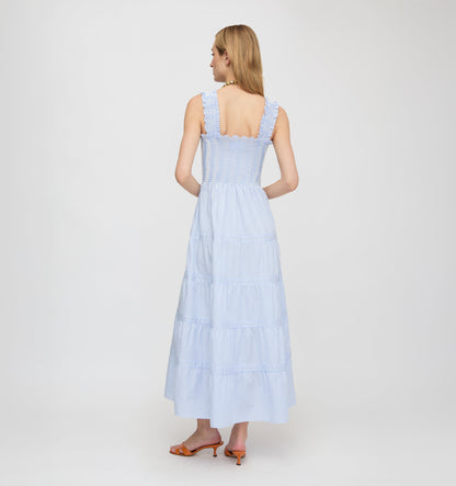 The Goldie Nap Dress - Blue/White Stripe