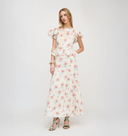 The Halston Dress - Sunburst Blossoms