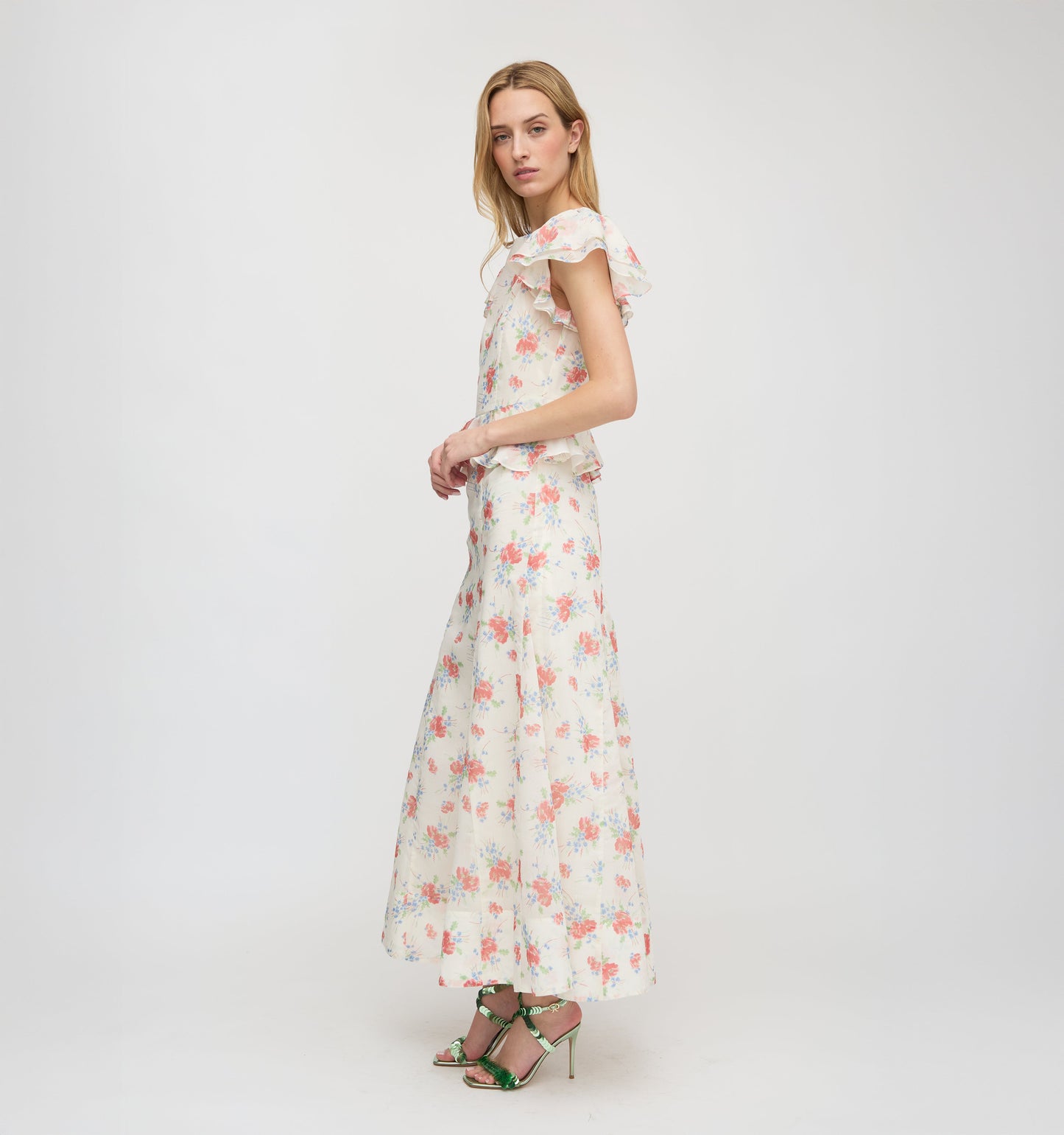 The Halston Dress - Sunburst Blossoms