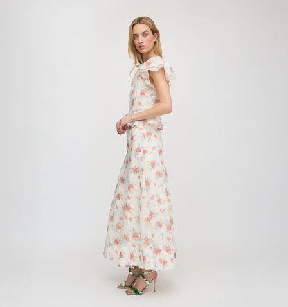 The Halston Dress - Sunburst Blossoms