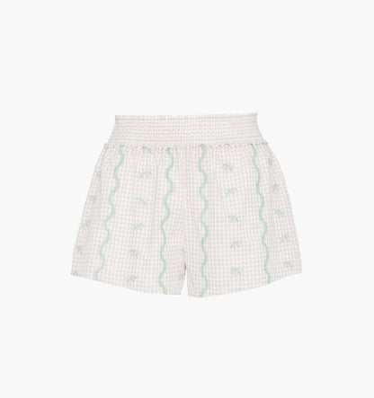 The Indra Short - Gingham Vine