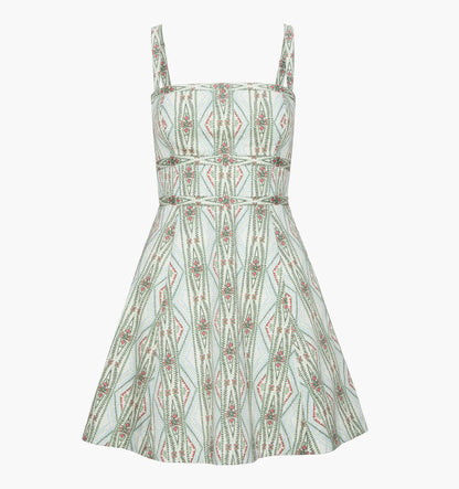 The Margot Mini Dress - Sundial Stripe