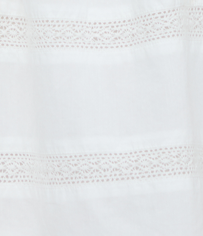The Marin Mini Dress - White Voile