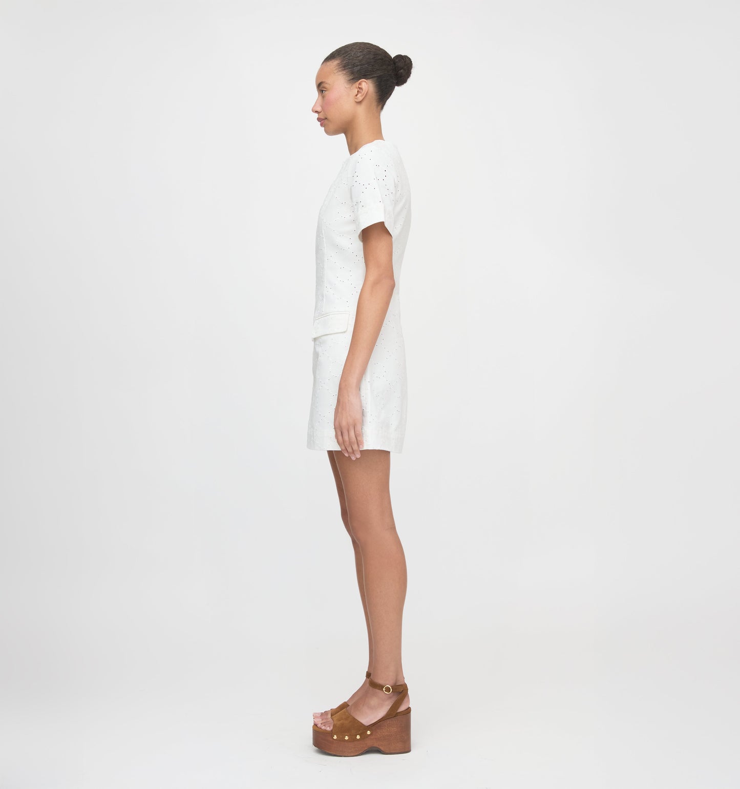 The Renata Dress - Ivory Eyelet