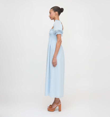 The Scarlett Nap Dress - Pale Blue