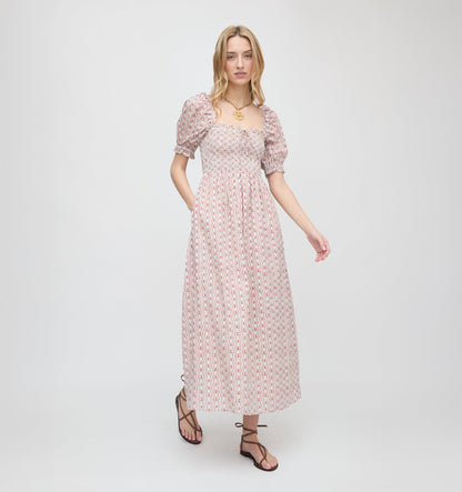 The American Girl® x Hill House Scarlett Nap Dress - Felicity's Historical Print