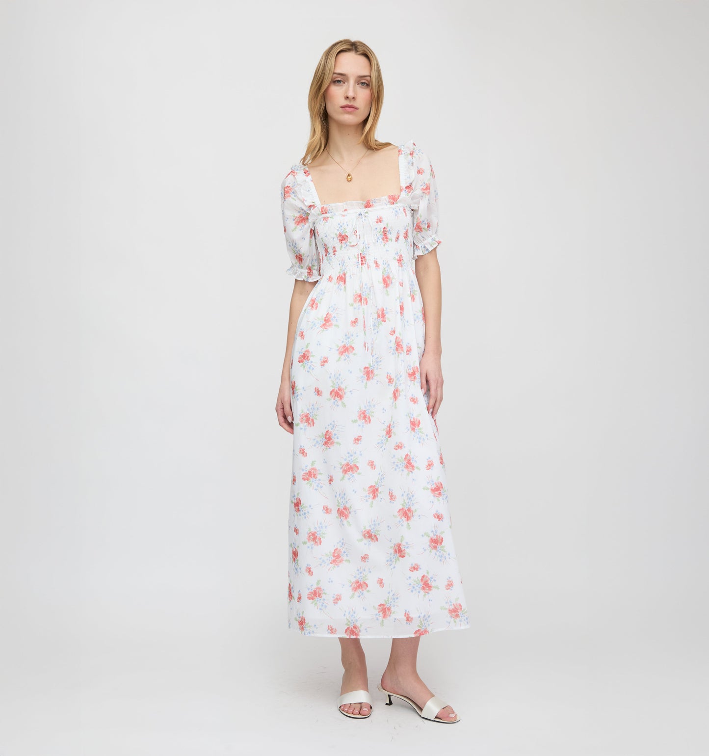 The Scarlett Nap Dress - Sunburst Blossoms