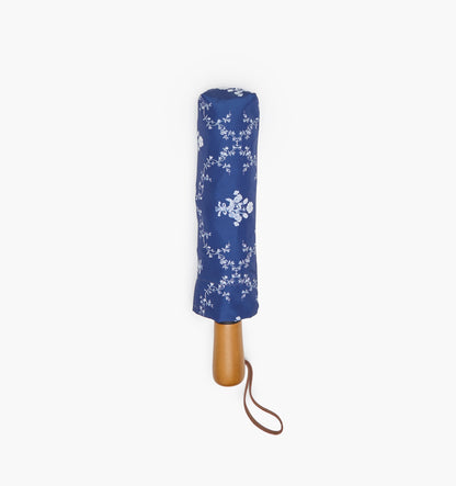 The Umbrella - Navy Trellis
