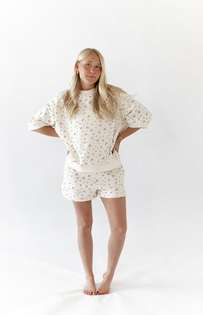 Jill Floral Crew Neck