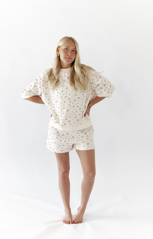 Jill Floral Crew Neck
