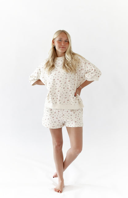 Jill Floral Crew Neck