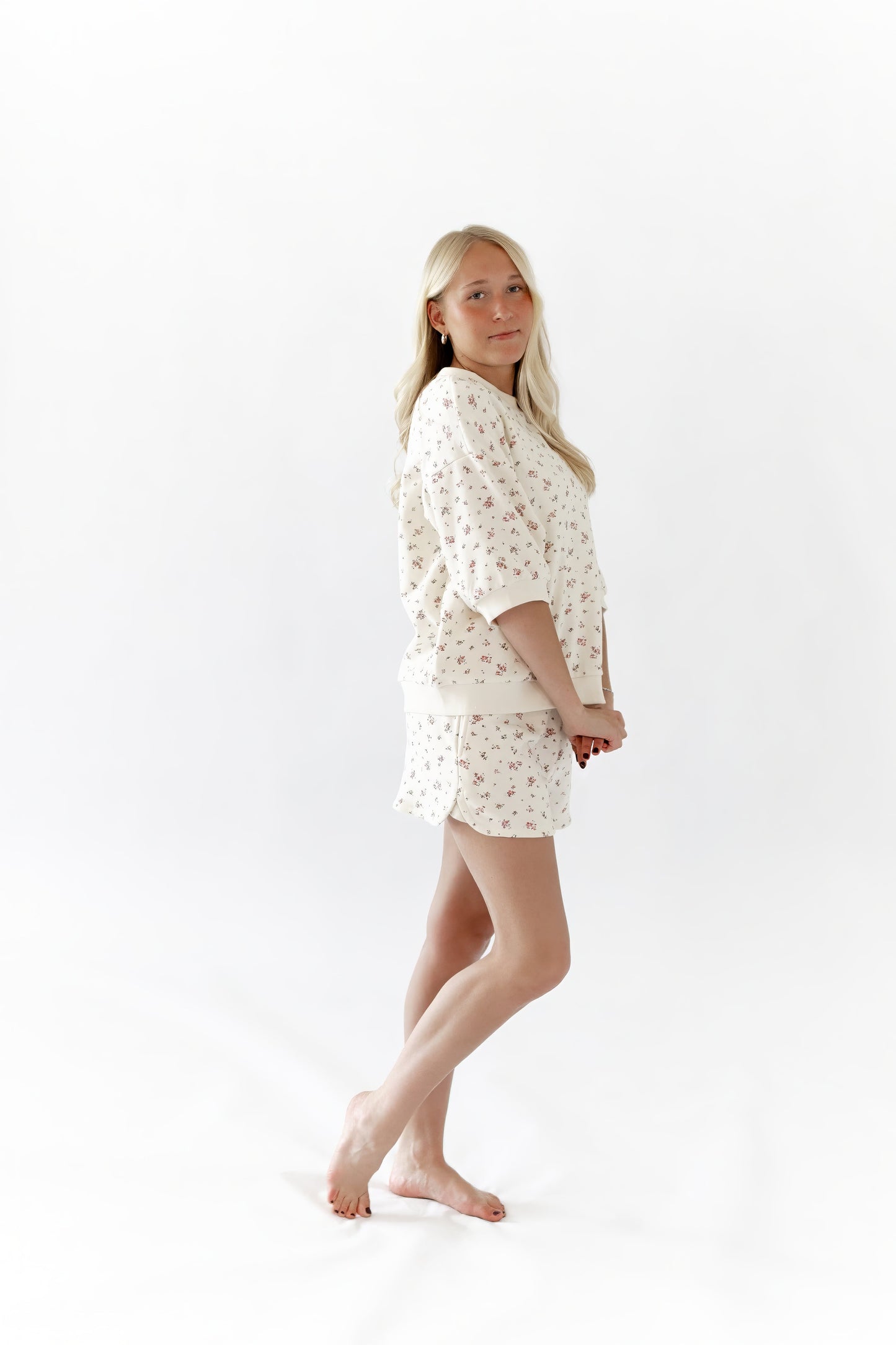 Jill Floral Crew Neck
