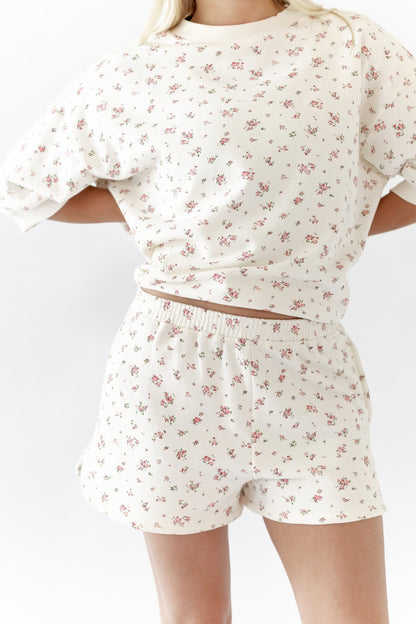 Jill Floral Crew Neck