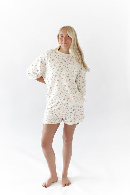Jill Floral Crew Neck