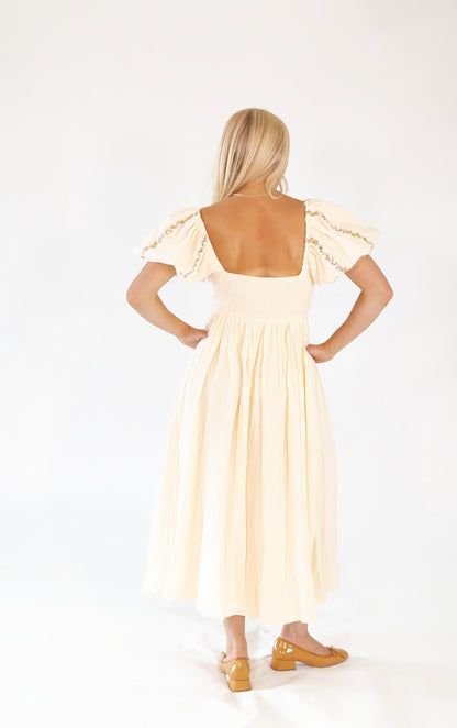 Kerrie Embroidered Cotton Dress