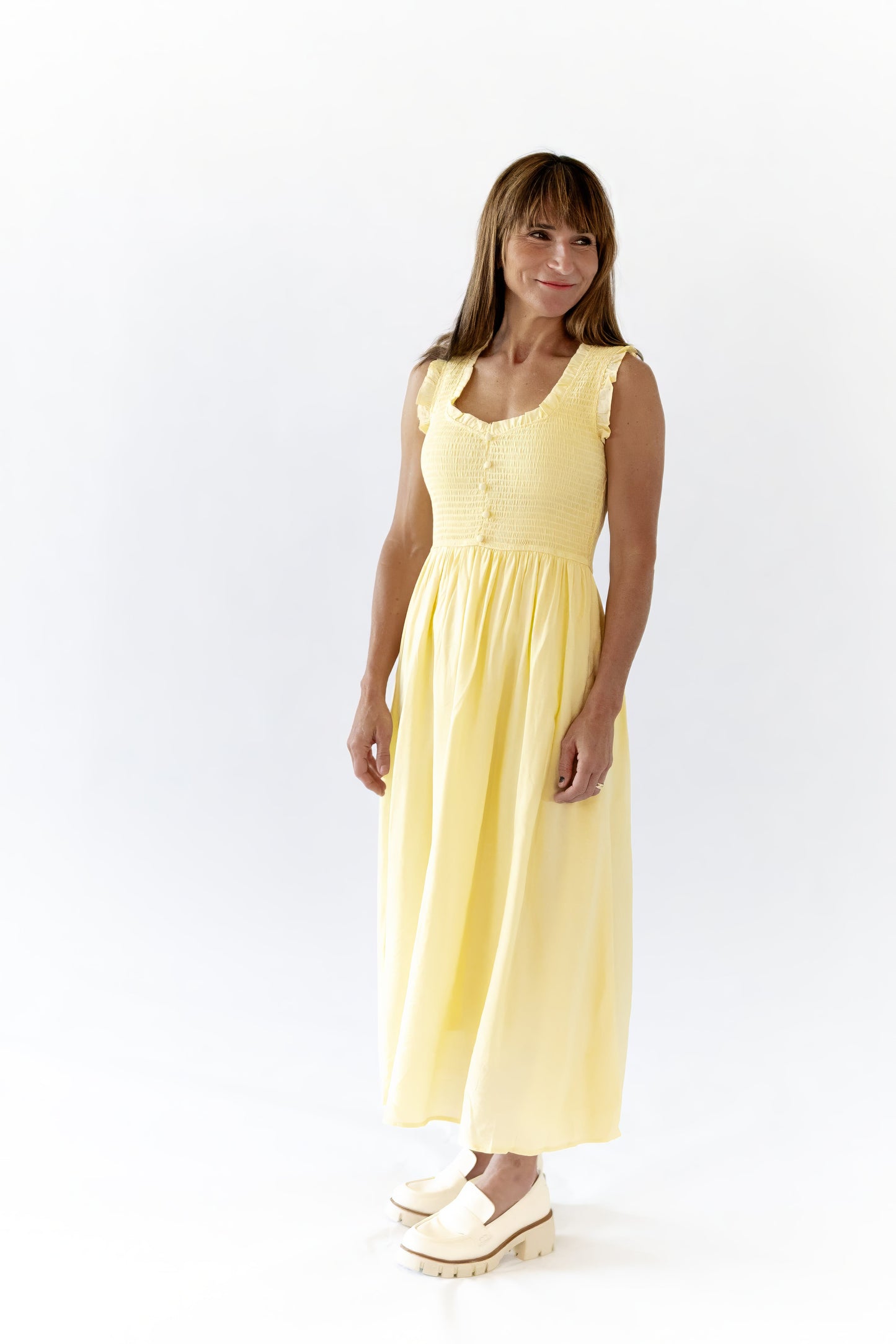 Gigi Smocked Midi Dress