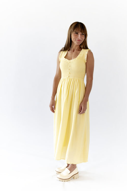Gigi Smocked Midi Dress