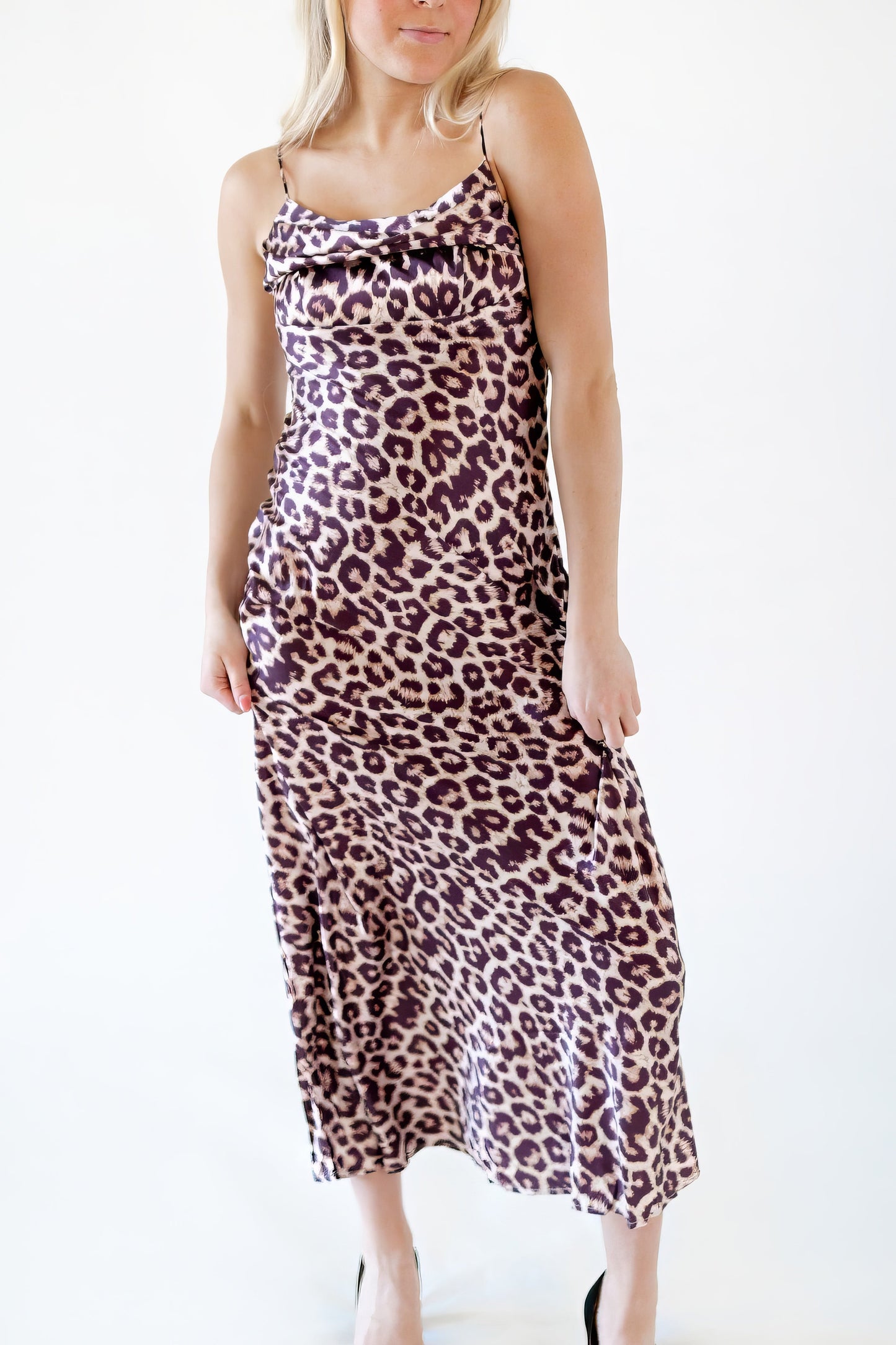 Jazmin Leopard Print Maxi Dress