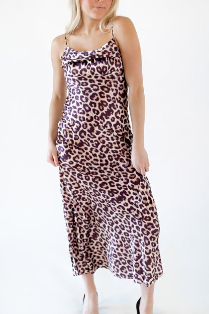 Jazmin Leopard Print Maxi Dress