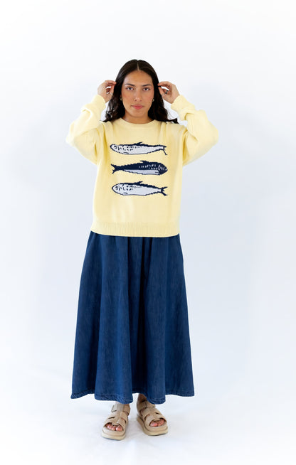 Layered Sardine Sweater