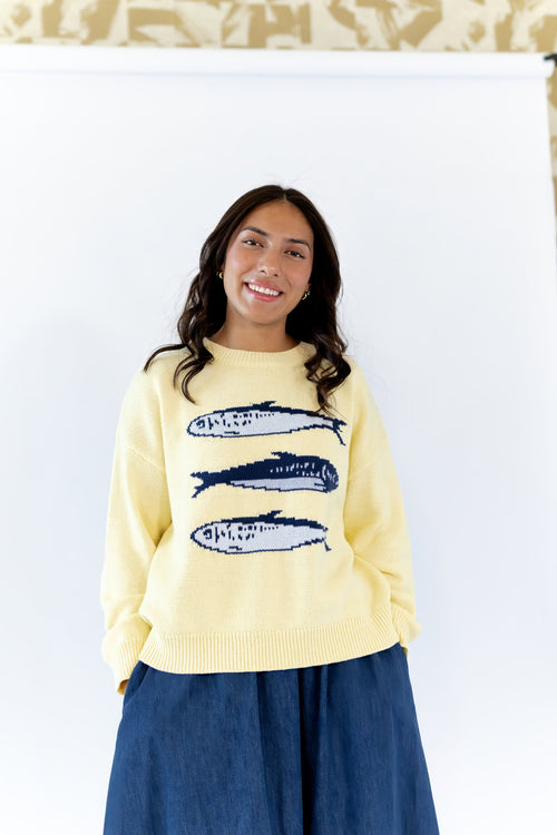 Layered Sardine Sweater