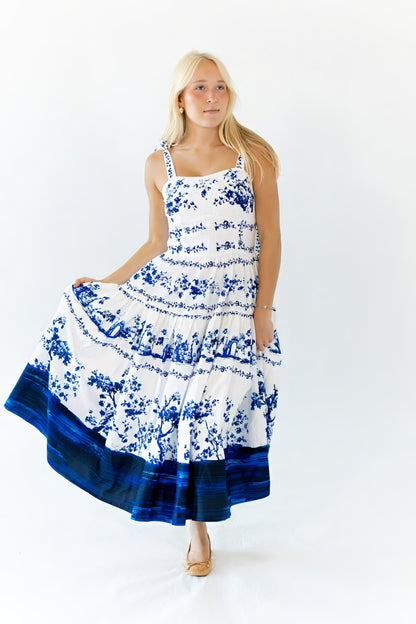 Moorland Bow Strap Maxi Dress