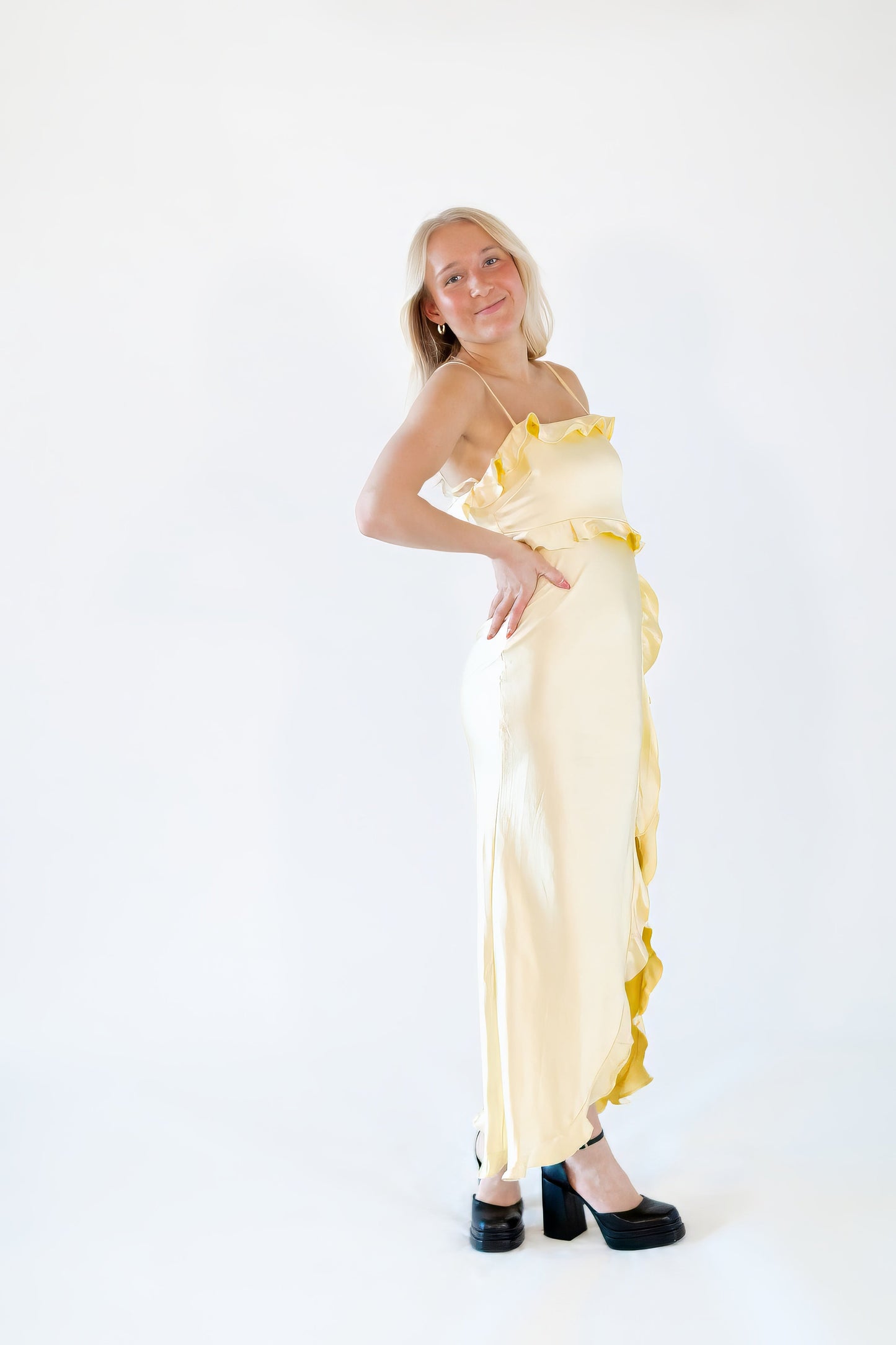 TJ Ruffled Maxi Dress