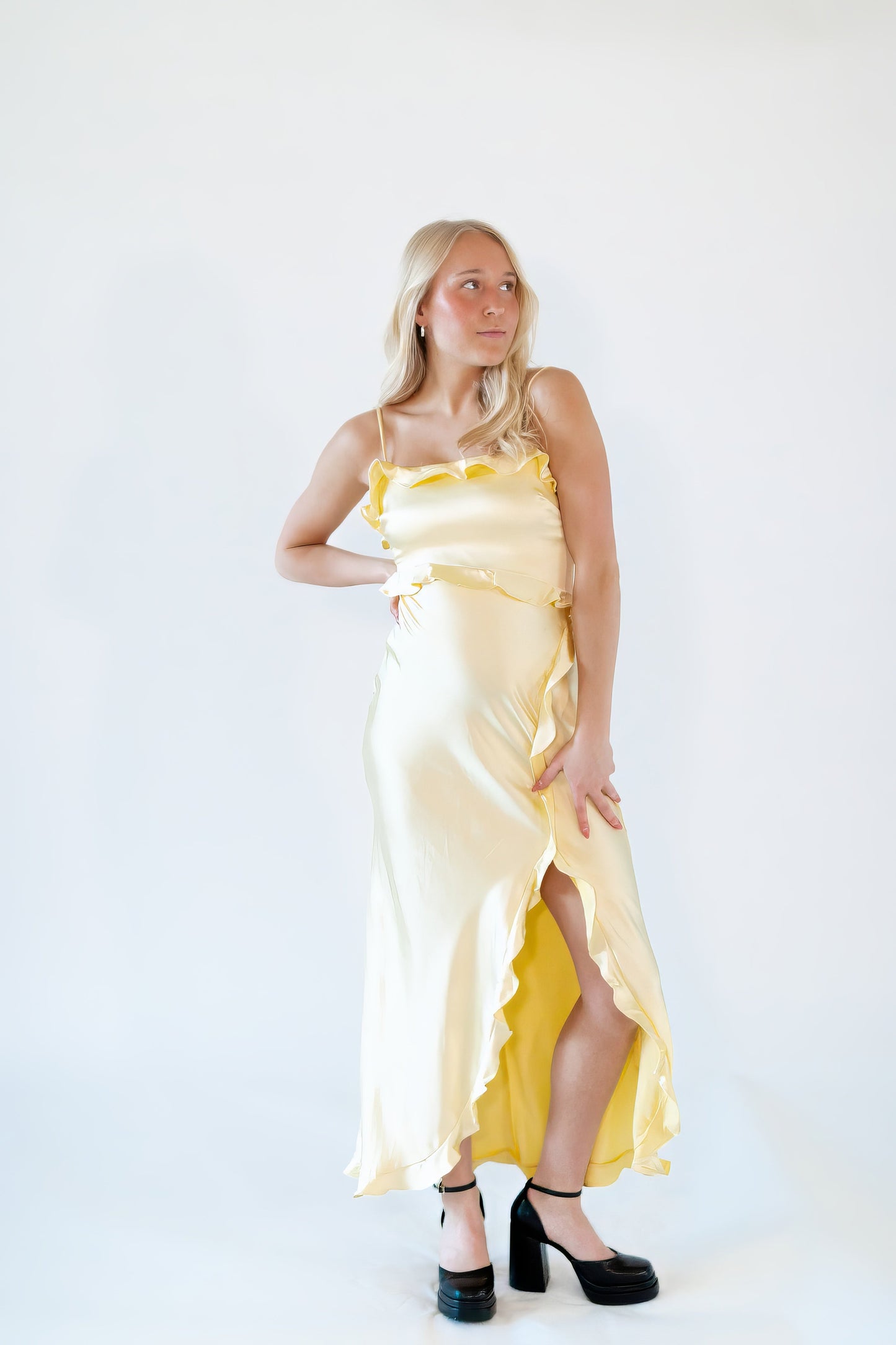 TJ Ruffled Maxi Dress