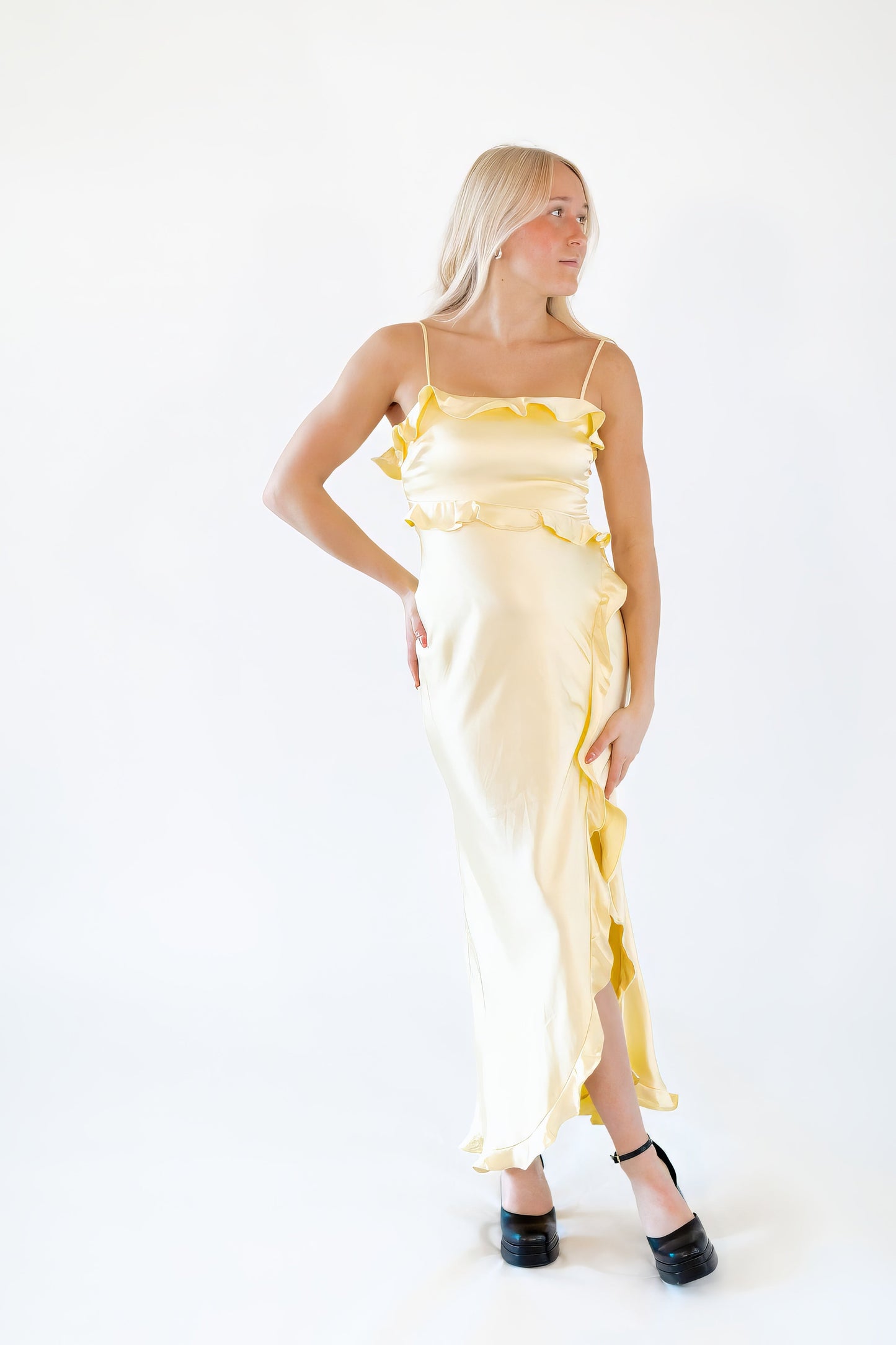 TJ Ruffled Maxi Dress