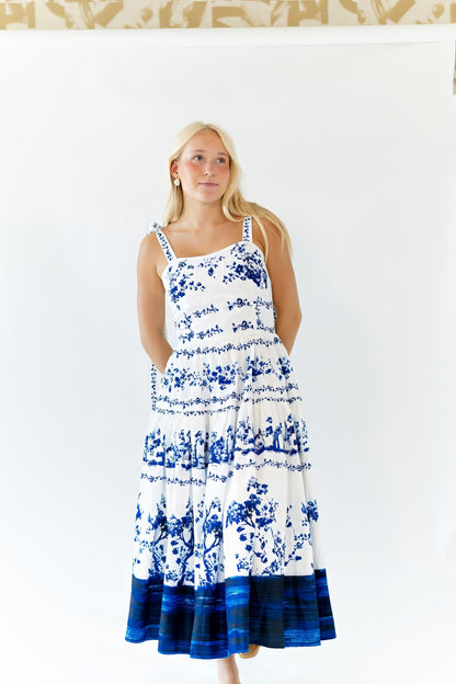 Moorland Bow Strap Maxi Dress