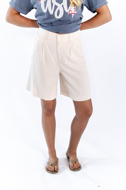 Blossom Linen Shorts