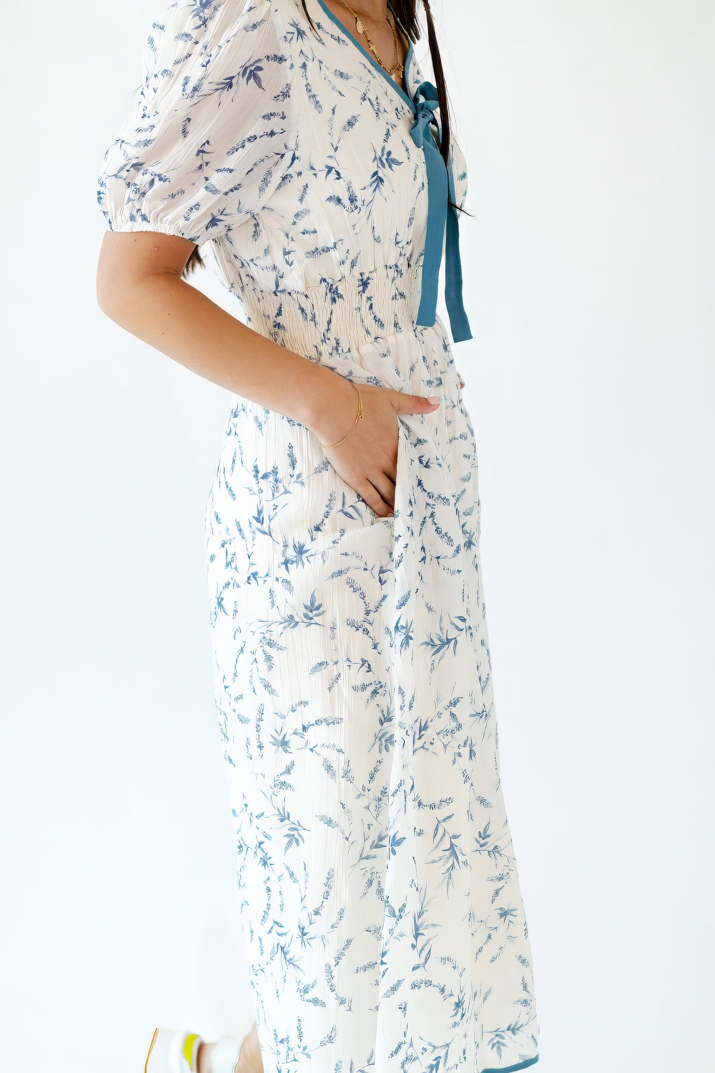 Gwen Floral Bow Dress